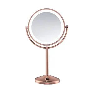 Conair Reflections Double-Sided LED Lighted Vanity Makeup Mirror, 1x/10x magnification, Rose Gold... | Amazon (US)