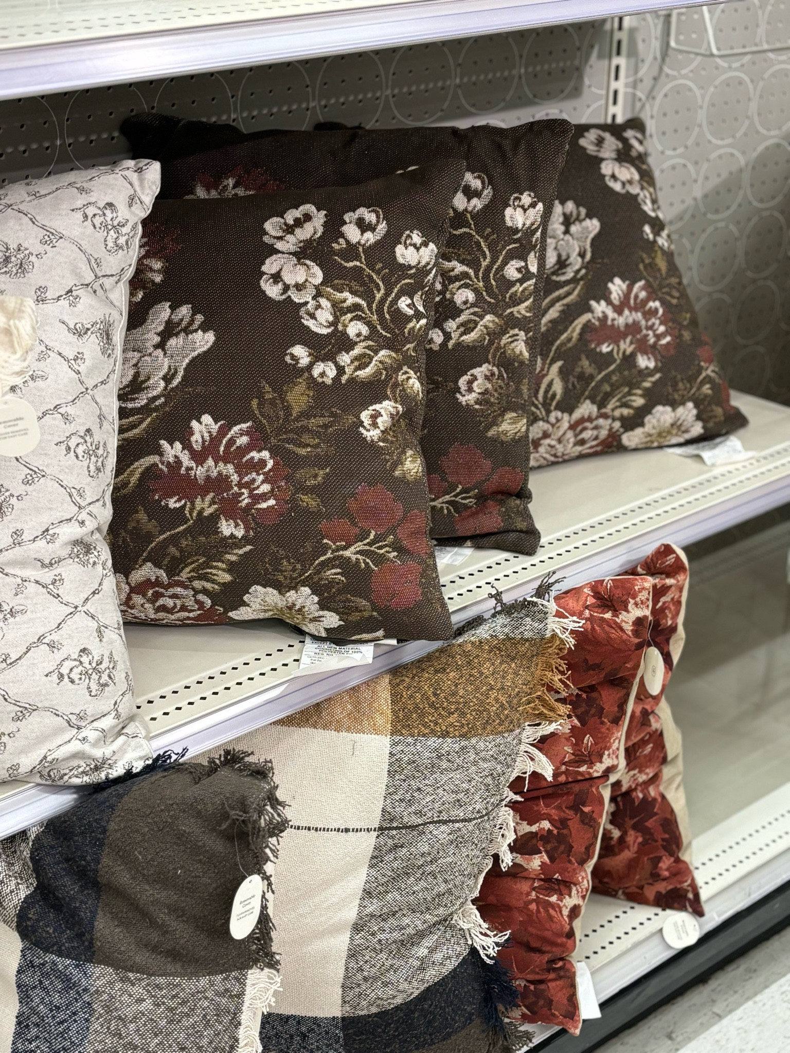 Target Fall throw pillows - floral and checked 

#LTKSeasonal #LTKStyleTip #LTKHome