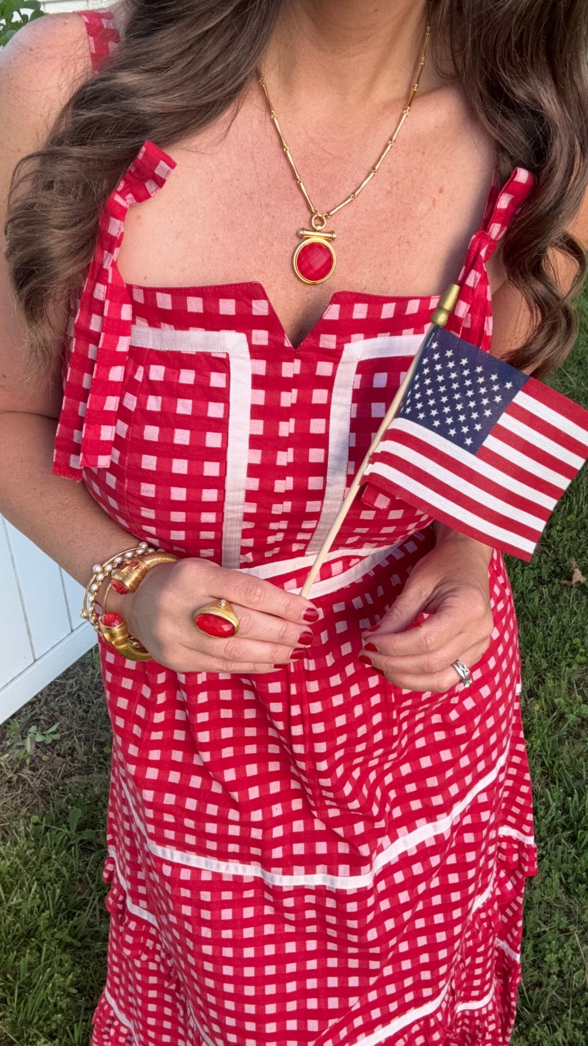 American girl / red, white and blue / red gingham dress / Memorial Day weekend outfits 

#LTKParties #LTKStyleTip #LTKSeasonal