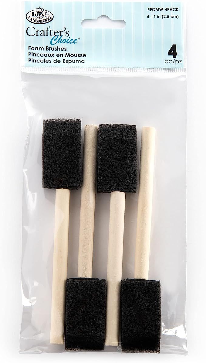 ROYAL BRUSH RFOMW-4P Foam Brush, 4-Count | Amazon (US)