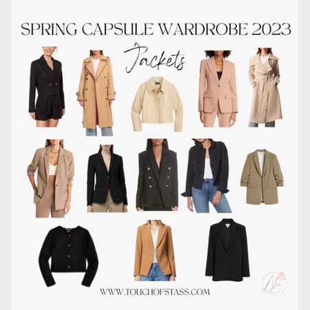 Spring 2023 capsule wardrobe: JACKETS! 

#LTKSeasonal #LTKfit #LTKstyletip
