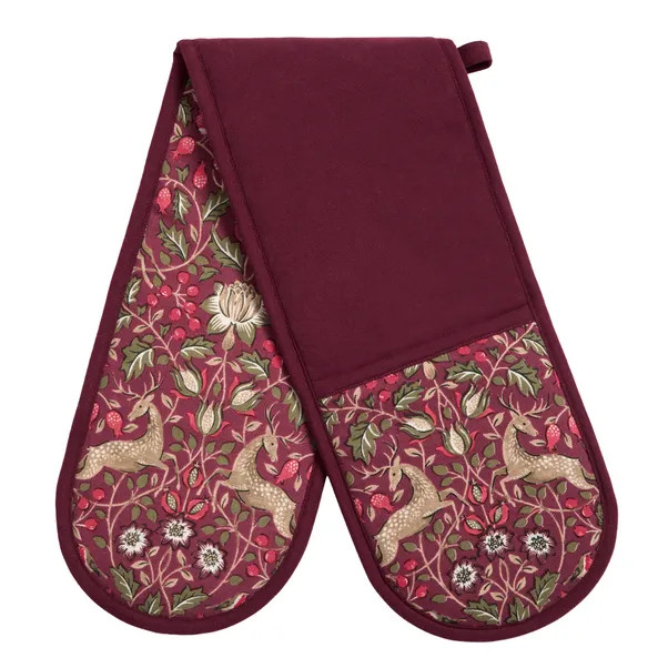 Winter Forest Double Oven Glove | Dunelm