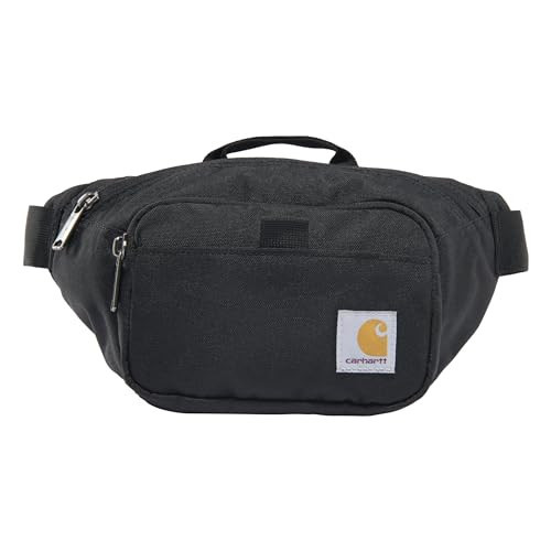 Carhartt Classic Adjustable Sling Bag, Durable, 600-Denier Water Resistant Hip Pack, Essential Waist Pack (Black) | Amazon (US)