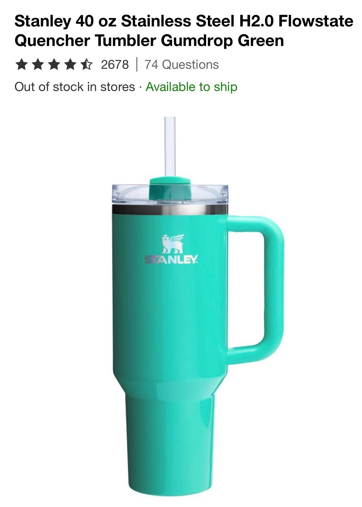 💚🩵💙 Love this color ! 💚🩵💙



Stanley @ Target // trending // quencher tumbler // gumdrop green // my life Christine vinci 

#LTKOver40 #LTKdayinmylife #LTKSaleAlert
