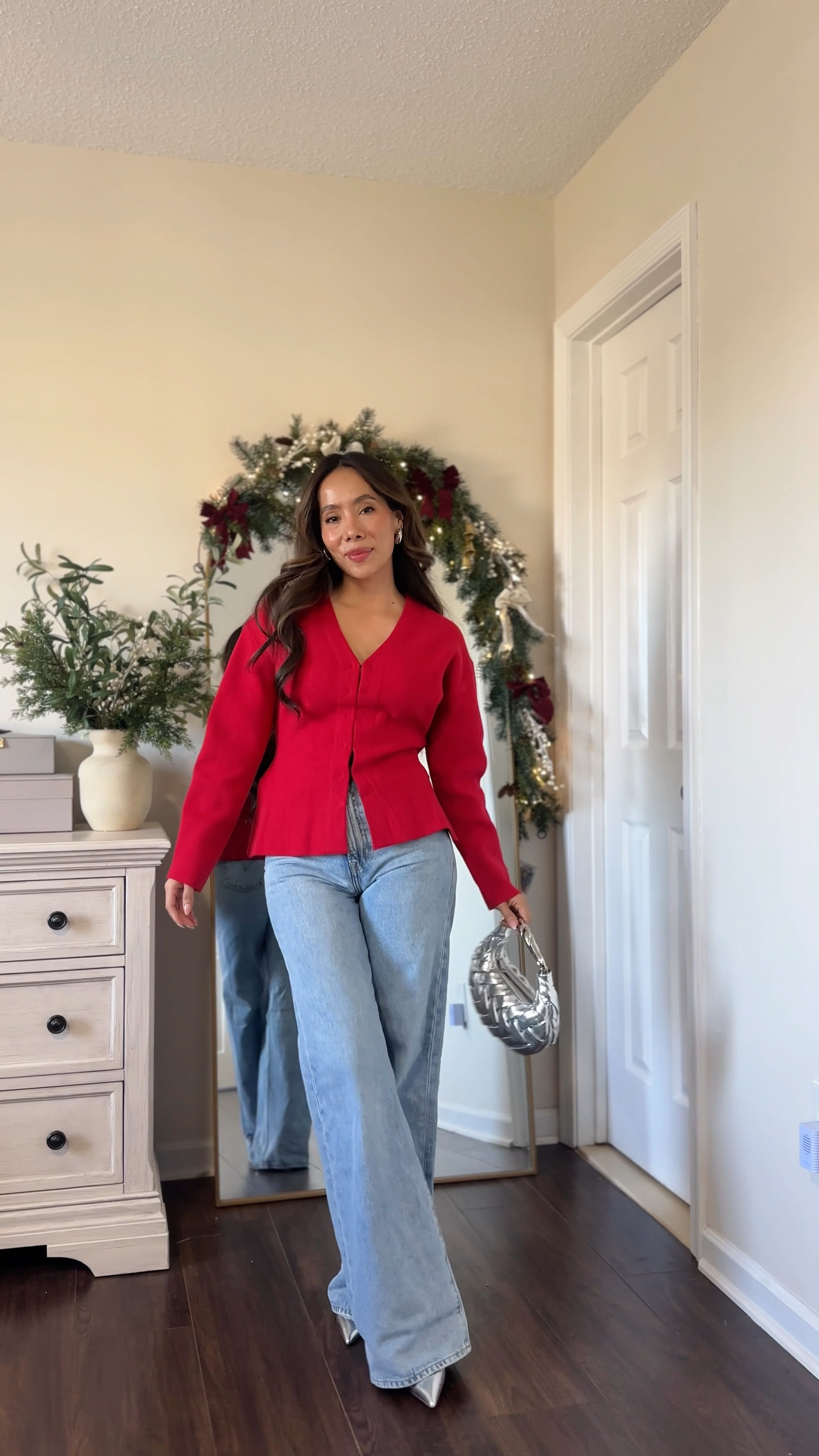 Press and silver outfit inspo 

#LTKWatchNow #LTKHoliday #LTKSeasonal