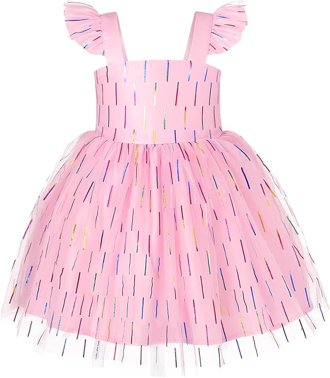 YOUNGER TREE Toddler Girl Tutu Dress Tulle Summer Dresses Party Princess Sundress for 1-6Y | Amazon (US)