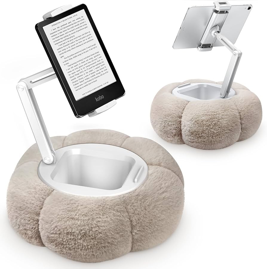 CreaDream Pumpkin Tablet Pillow Stand Holder for Kindle iPad, Adjustable Phone Pillow Stand for L... | Amazon (US)