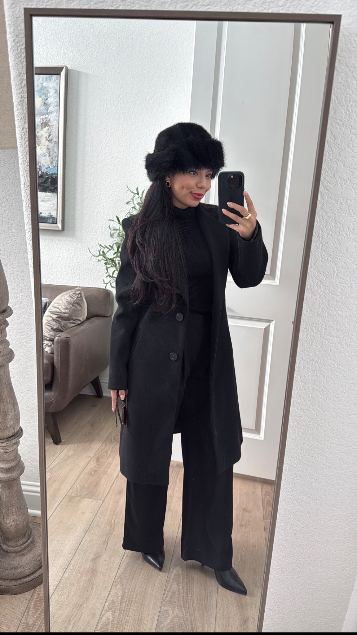 Black coat is from @ Zara wearing a size XS 

#LTKootd