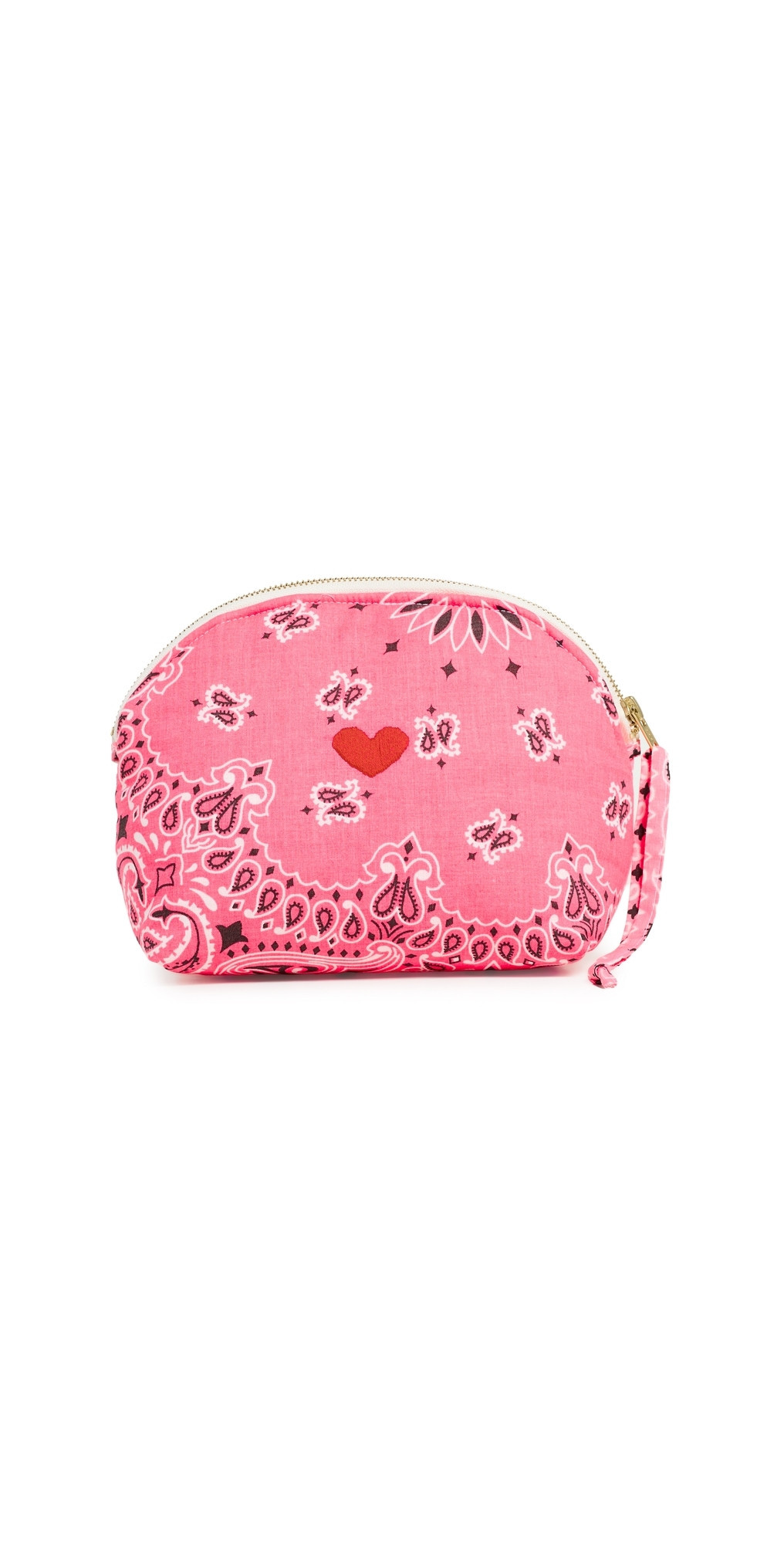 Call It By Your Name Small Coeur Vanity Pouch Strawberry/Pale Pink One Size