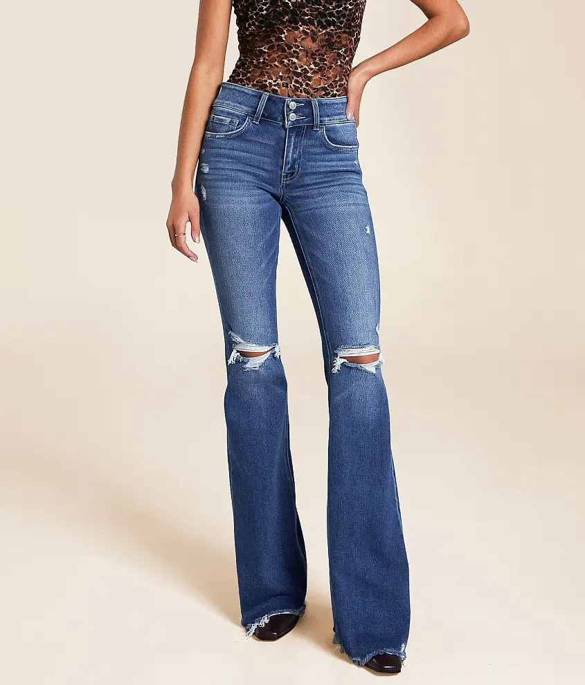 Mid-Rise Flare Stretch Jean | Buckle
