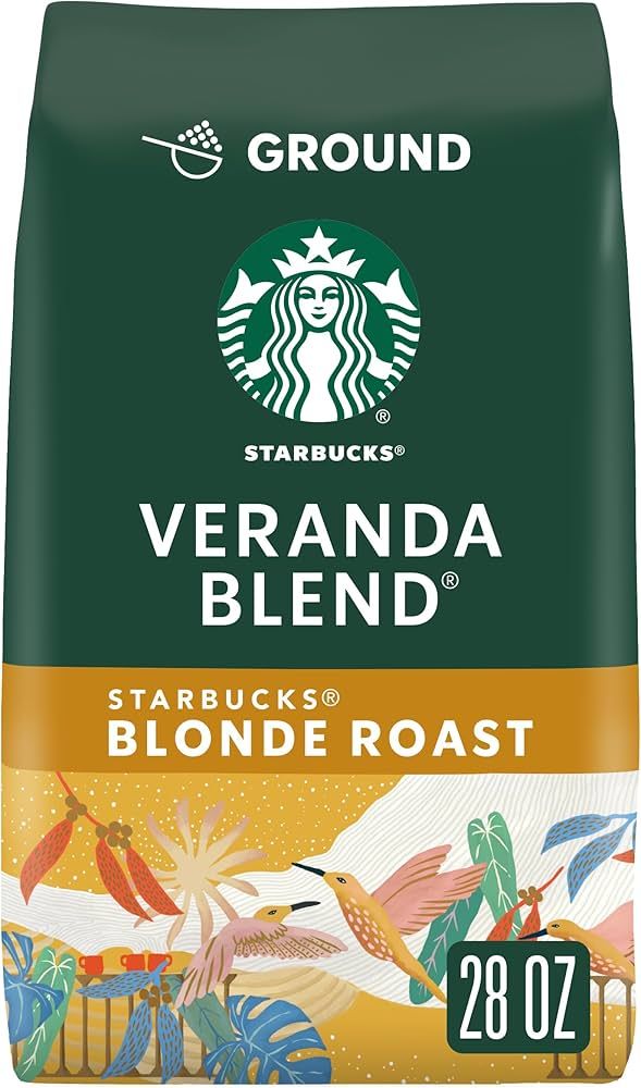Starbucks Blonde Roast Ground Coffee — Veranda Blend — 1 bag (28 oz.) | Amazon (US)