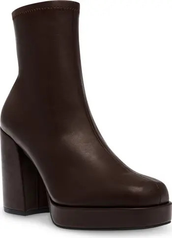 Anne Klein Sloan Block Heel Sock Bootie | Nordstromrack | Nordstrom Rack