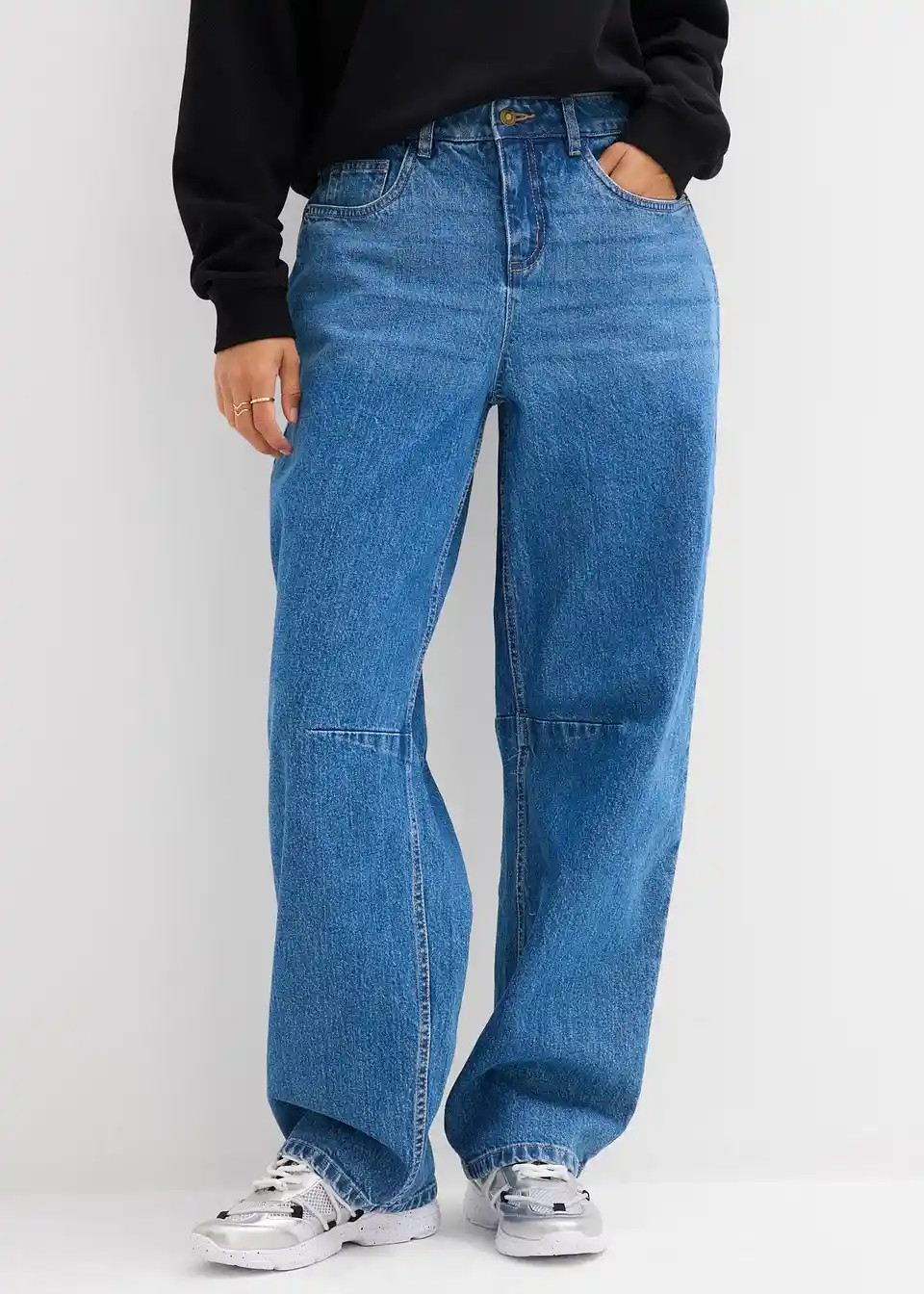 Barrel-Jeans Mid Waist | Bonprix DE