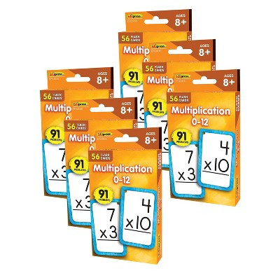 Edupress™ Multiplication 0-12 Flash Cards, 6 Packs | Target