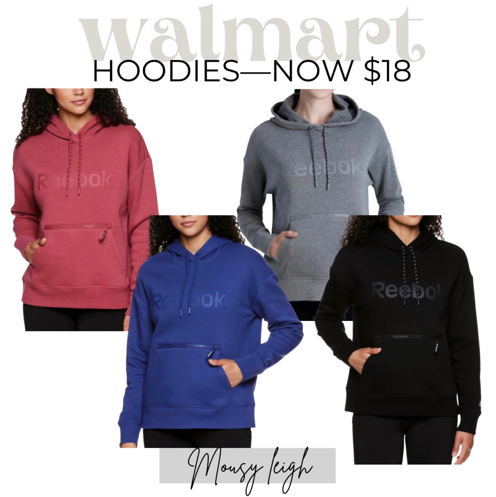 Reebok hoodies from Walmart, now just $18! 

#LTKstyletip #LTKSeasonal #LTKsalealert