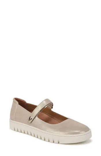 Vionic Uptown Mary Jane in Gold Met Leather at Nordstrom Rack, Size 9.5 | Nordstrom Rack
