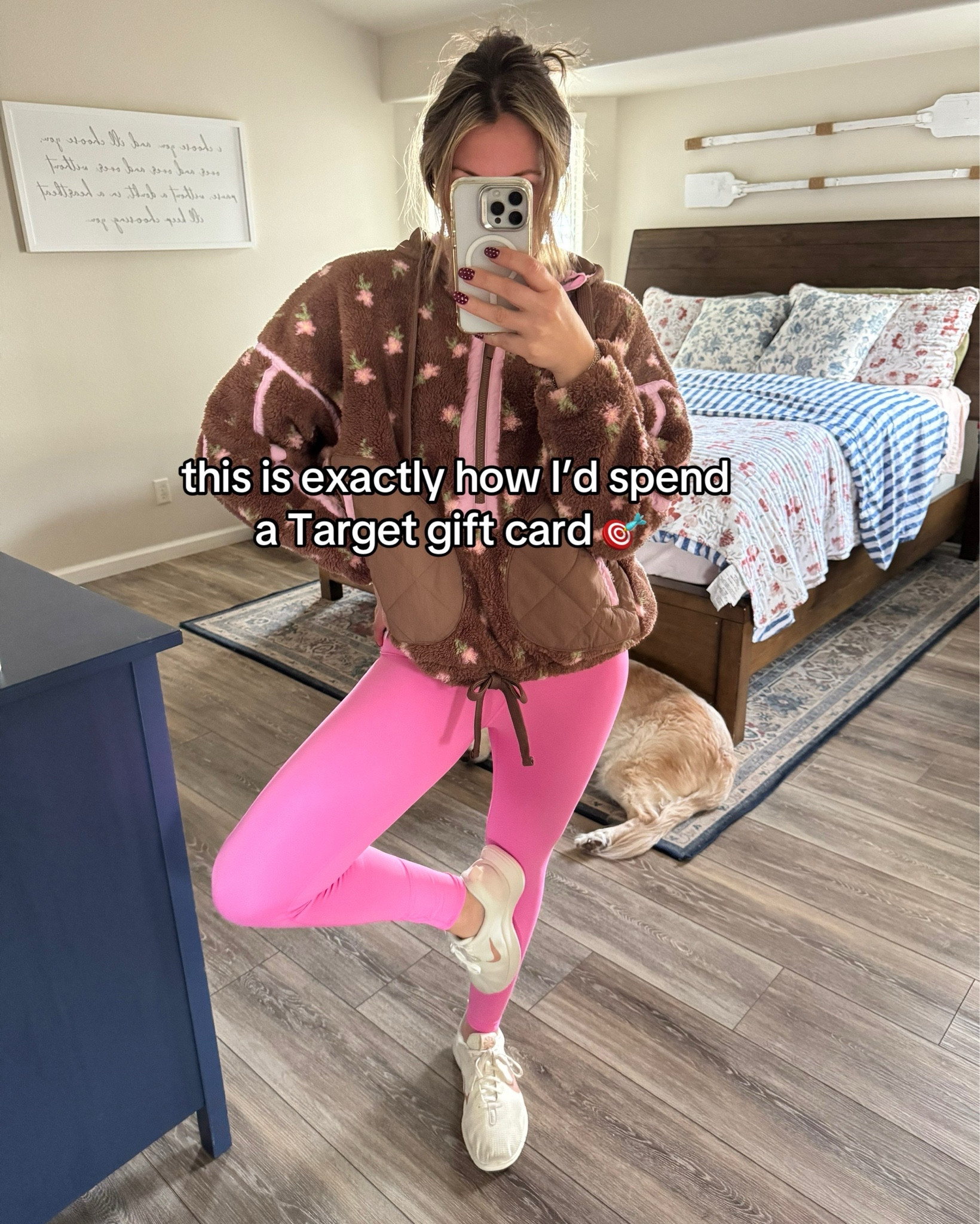 Target activewear is SO good right now 🌸✨ I stayed true to size in everything and I’m wearing a size medium across the board and everything fits true to size 🤍 The scallop detail on the leggings is my favorite little feminine touch and makes them feel so fun and elevated 💗🎀 The cardigans are actually warm, not flimsy or thin, and perfect for this season 🍂🧸 easy to throw on before or after workouts or just for everyday wear. The colors are vibrant, happy, and so refreshing and it truly feels like Target finally listened to everyone wanting COLOR back in their wardrobes 🌈💐 comfy, flattering, affordable activewear that feels girly but still practical 🫶💖 I linked all my exact pieces and color options so you can shop easily 💕🛍️

#LTKSeasonal #LTKFindsUnder50 #LTKActive