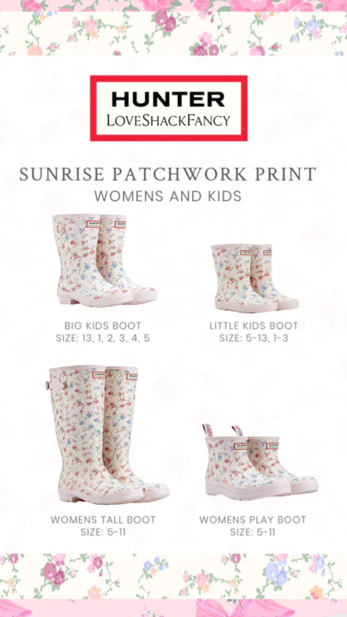 #loveshackfancy #hunterboots 🌷🌸

#LTKStyleTip #LTKFamily #LTKKids