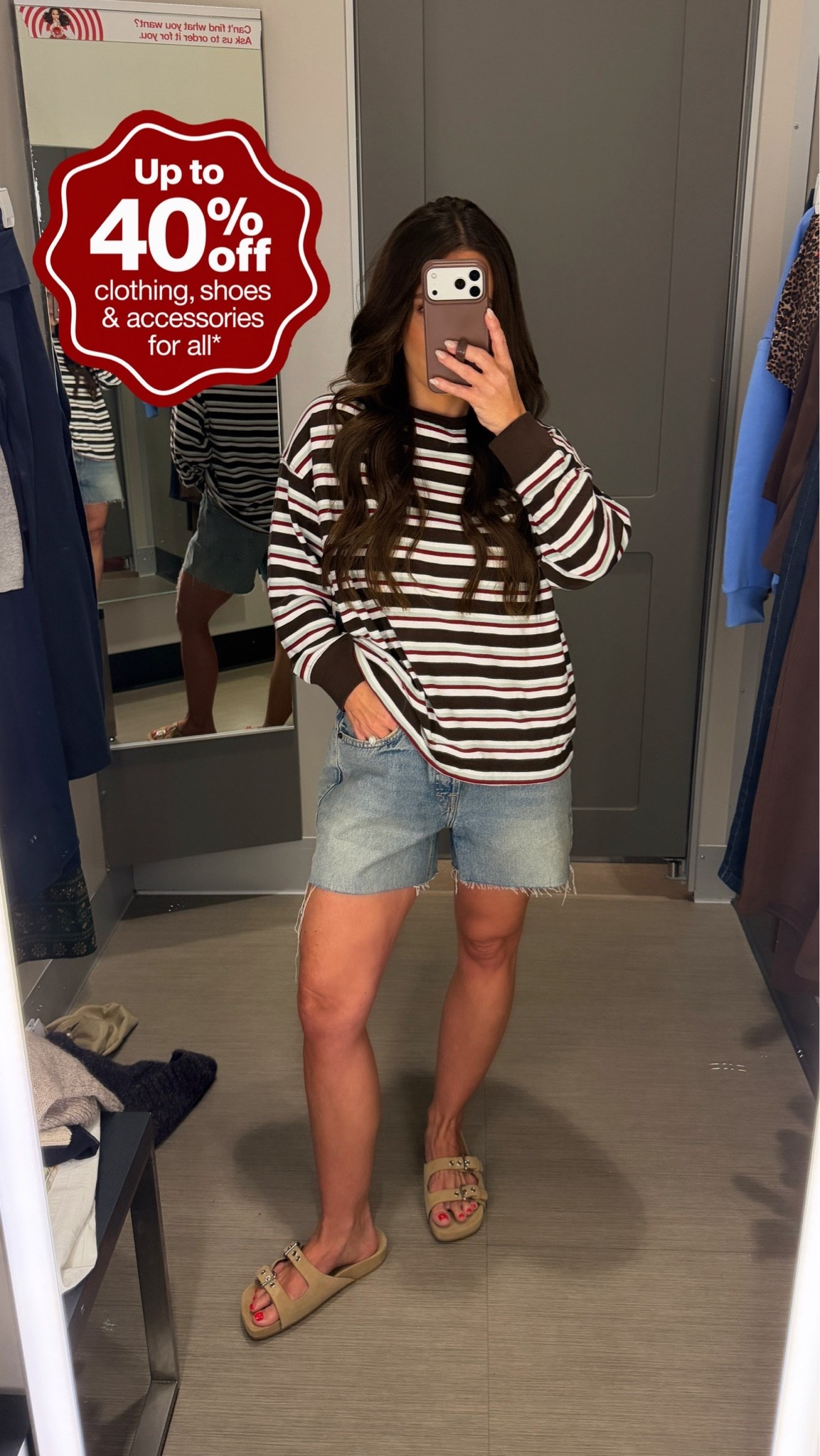 @target sale!
Wearing a small in top 
2 in shorts - need a 0
Shoes are true to size 

#targetstyle #targetfinds

#LTKgrwm #LTKootd #LTKSaleAlert