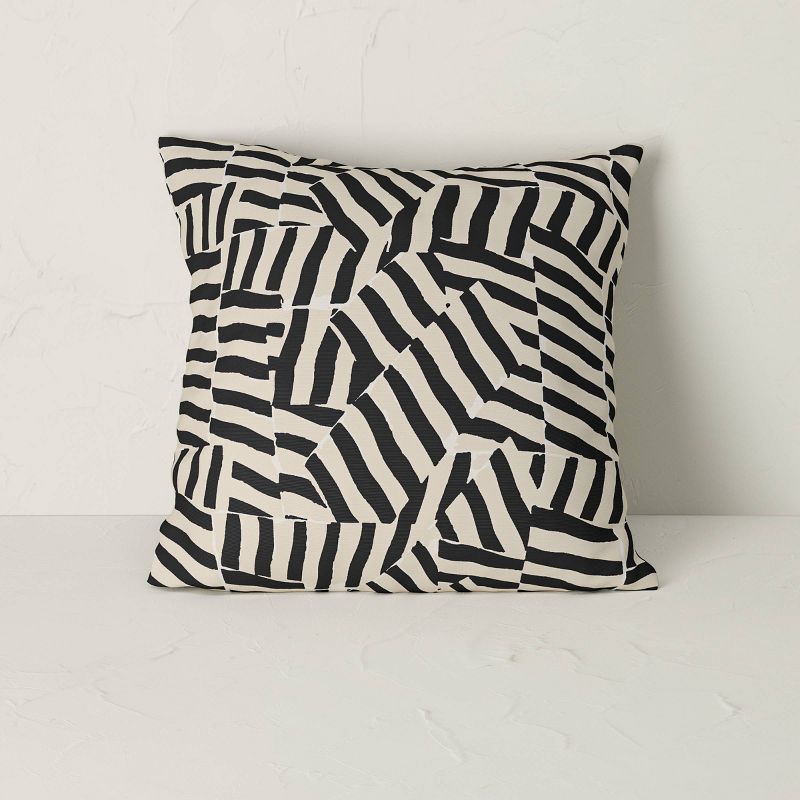 Geometric Outdoor Throw Pillow Black - Opalhouse™ designed with Jungalow™ | Target