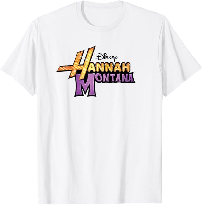 Disney Hannah Montana Logo T-Shirt T-Shirt | Amazon (US)