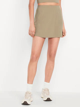Extra High-Waisted StudioSmooth Skort | Old Navy (US)