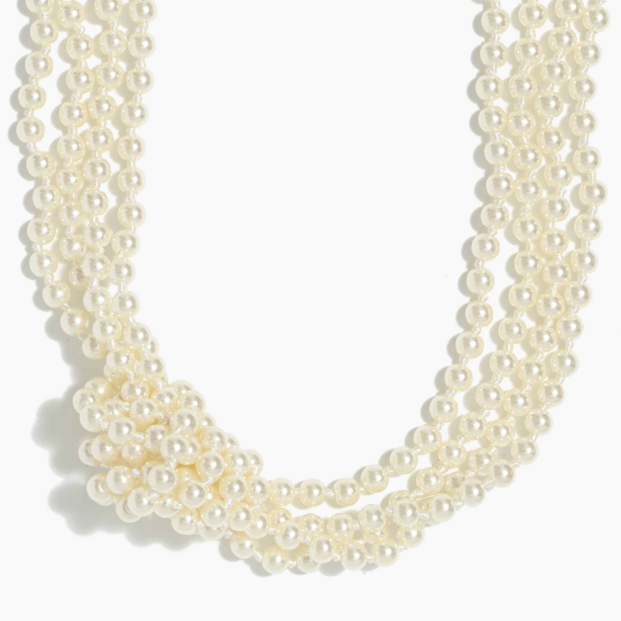 Long pearl knot necklace | J.Crew Factory