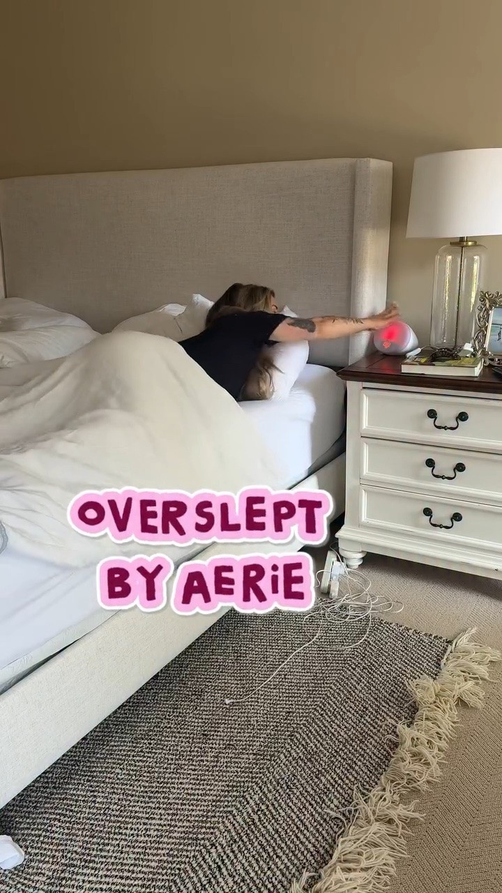 Have you ever woken up in a panic because you’re already running late? 😂 I’ve got a solution for you so you can hop out of bed already ready!

The OVERSLEPT by @aerie collection is giving Sleep to Street, bringing versatility, comfort, and effortless style for us busy gals. 🤍

Basically, pajamas you’ll actually want to be seen in. 😂✨ Whether you’re lounging at home or heading out the door, OVERSLEPT makes it easy to look cute and feel comfortable.

Go discover the new collection and find your perfect sleep-to-street look! 🫶🏼

**Comment “OVERSLEPT” for links!** 🤍

#AerieRealmakers #OVERSLEPT #AeriePartner  #ad