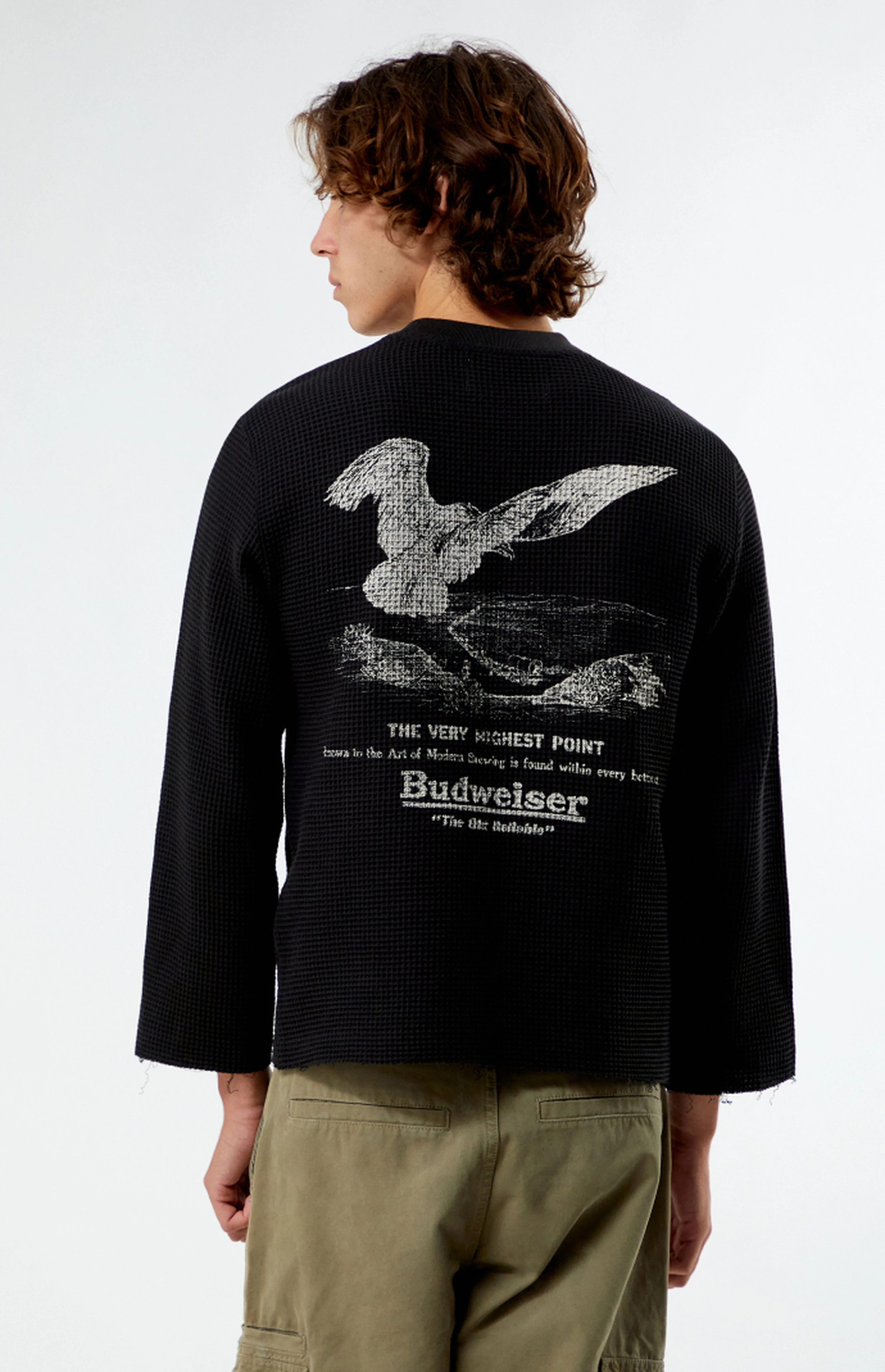 Budweiser By PacSun Buck Long Sleeve Thermal T-Shirt | PacSun