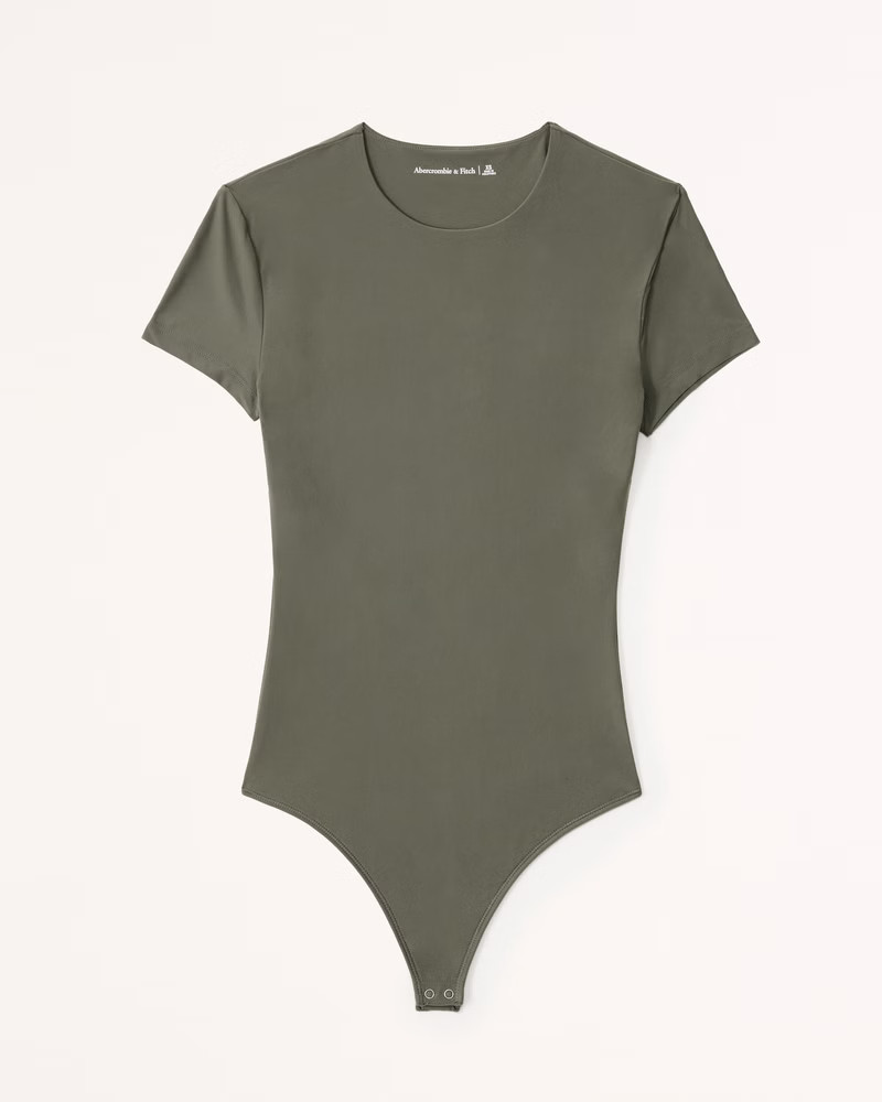 Soft Matte Seamless Tee Bodysuit | Abercrombie & Fitch (US)