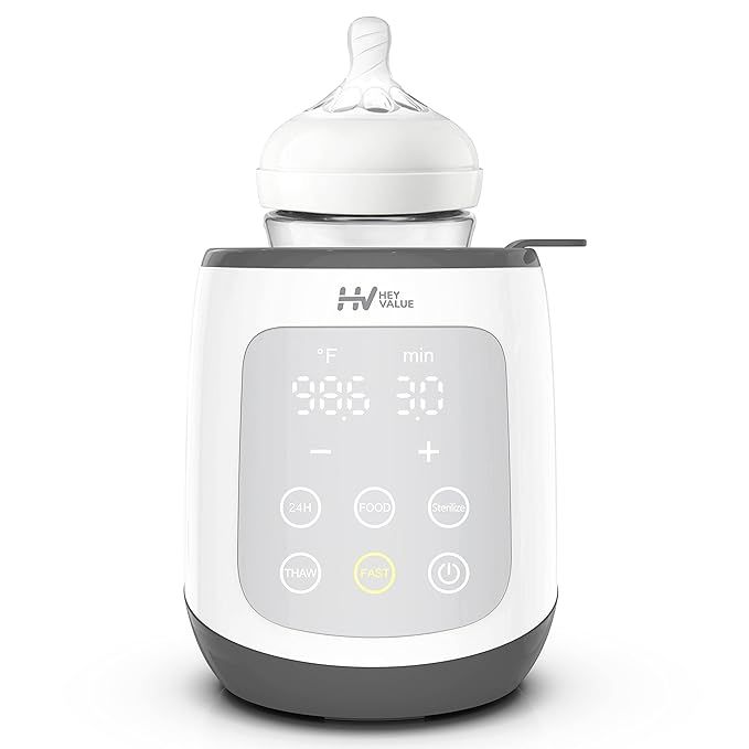 Bottle Warmer, Baby Bottle Warmer 7-in-1 Fast Baby Food Heater&Thaw BPA-Free Milk Warmer with LCD... | Amazon (US)