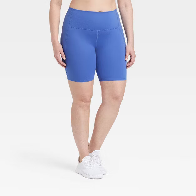 Women's Brushed Sculpt Bike Shorts - All in Motion™ | Target