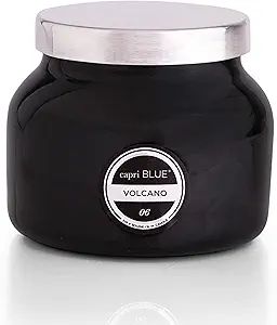 Capri Blue Volcano Candle - Black Petite Jar Candle - Glass Candle with Soy Wax Blend - Luxury Ar... | Amazon (US)