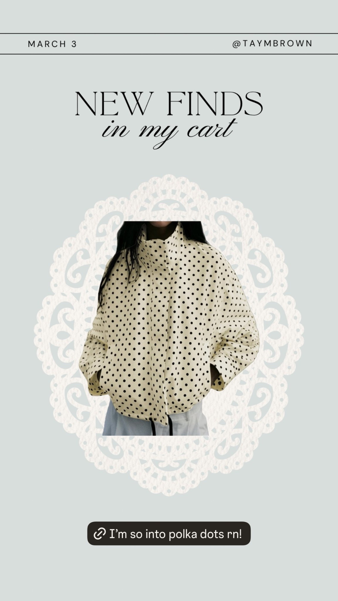 Polka dot spring jacket 😍😍

#LTKootd #LTKSaleAlert #LTKSeasonal