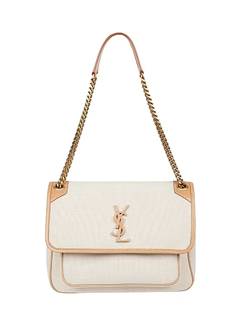 Medium Niki Canvas Shoulder Bag | Saks Fifth Avenue
