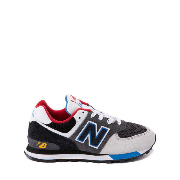 New Balance 574 Athletic Shoe - Little Kid - Magnet / Black / Serene Blue | Journeys