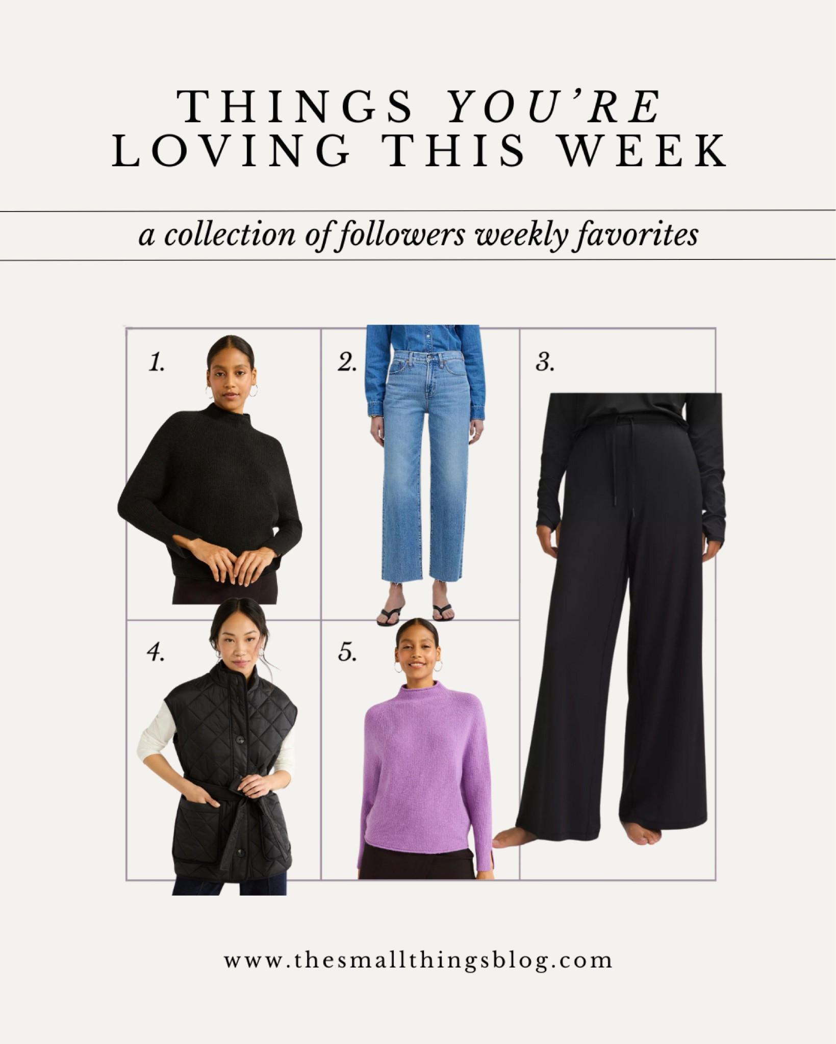 Things you’re loving this week, Walmart, Madewell, lululemon, follower favorites

#LTKSeasonal #LTKxMadewell #LTKFindsUnder50