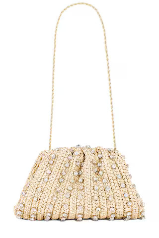 Loeffler Randall Bailey Clutch in Natural & Clear from Revolve.com | Revolve Clothing (Global)