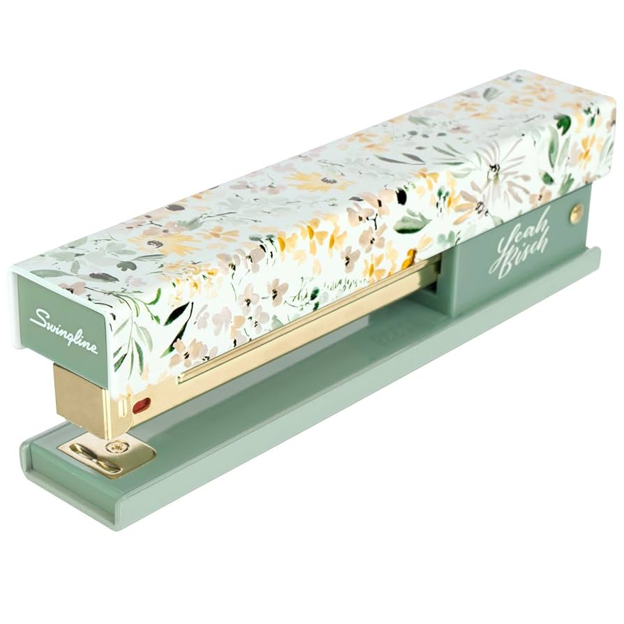 Swingline Stapler by Leah Bisch, 20 Sheet Capacity, Full Strip, Wildflowers, Colorful Fashion Des... | Amazon (US)