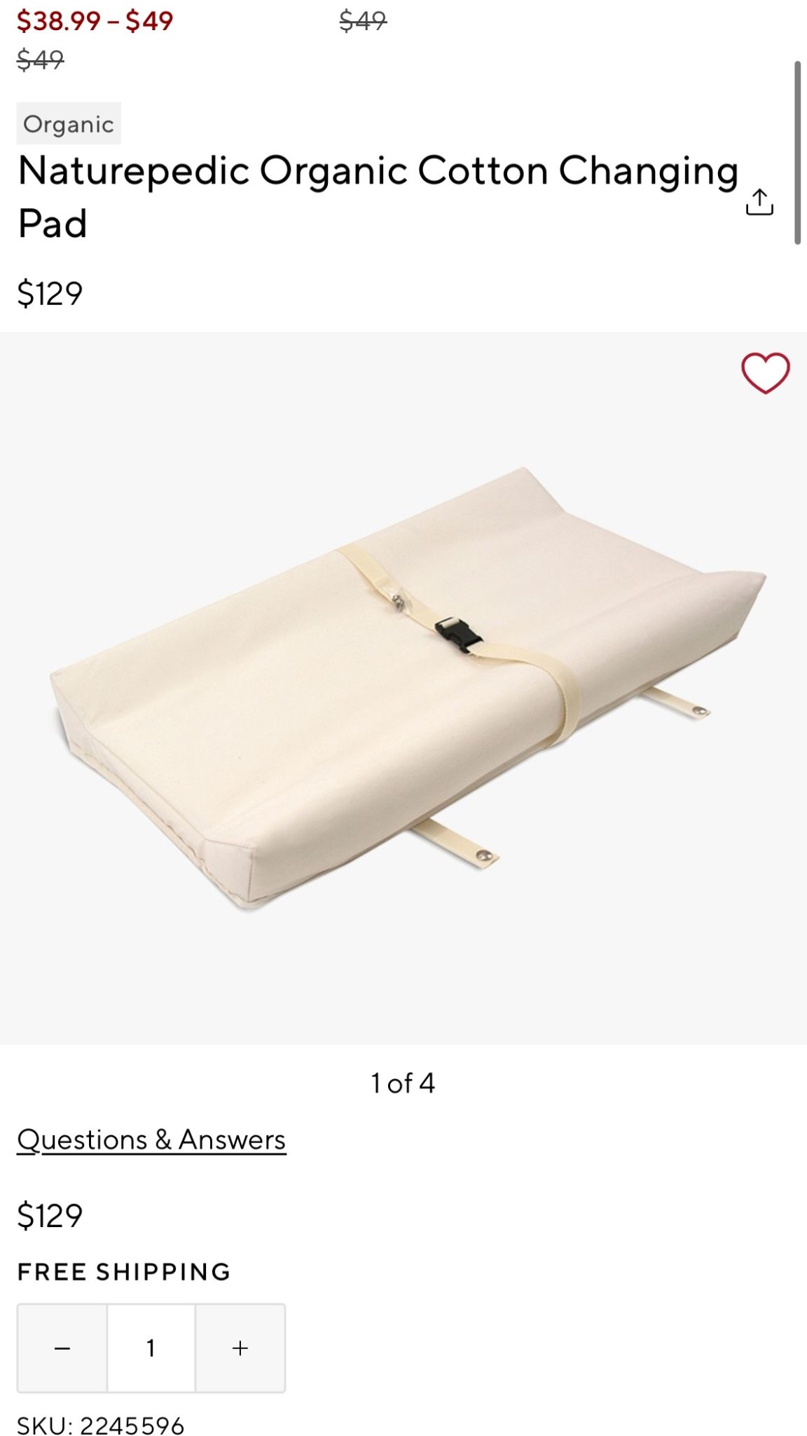 Changing Pad