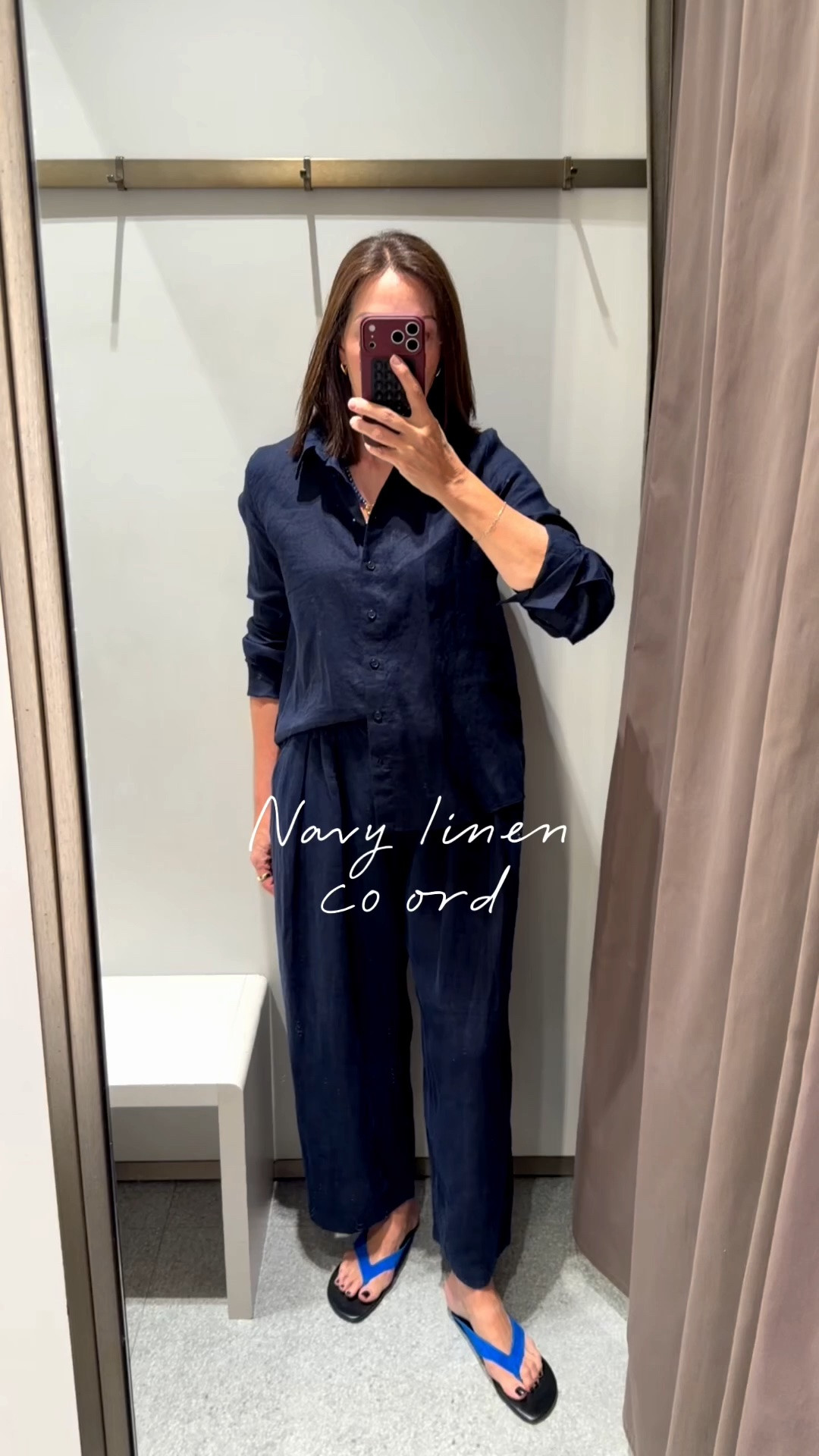 This Co ord. The rich Navy looks so expensive and both pieces are beautiful. The trousers are so flattering, they move well and are very comfy. The shirt is a great shape and super soft. I’m recommending this to everyone x

#LTKsummer