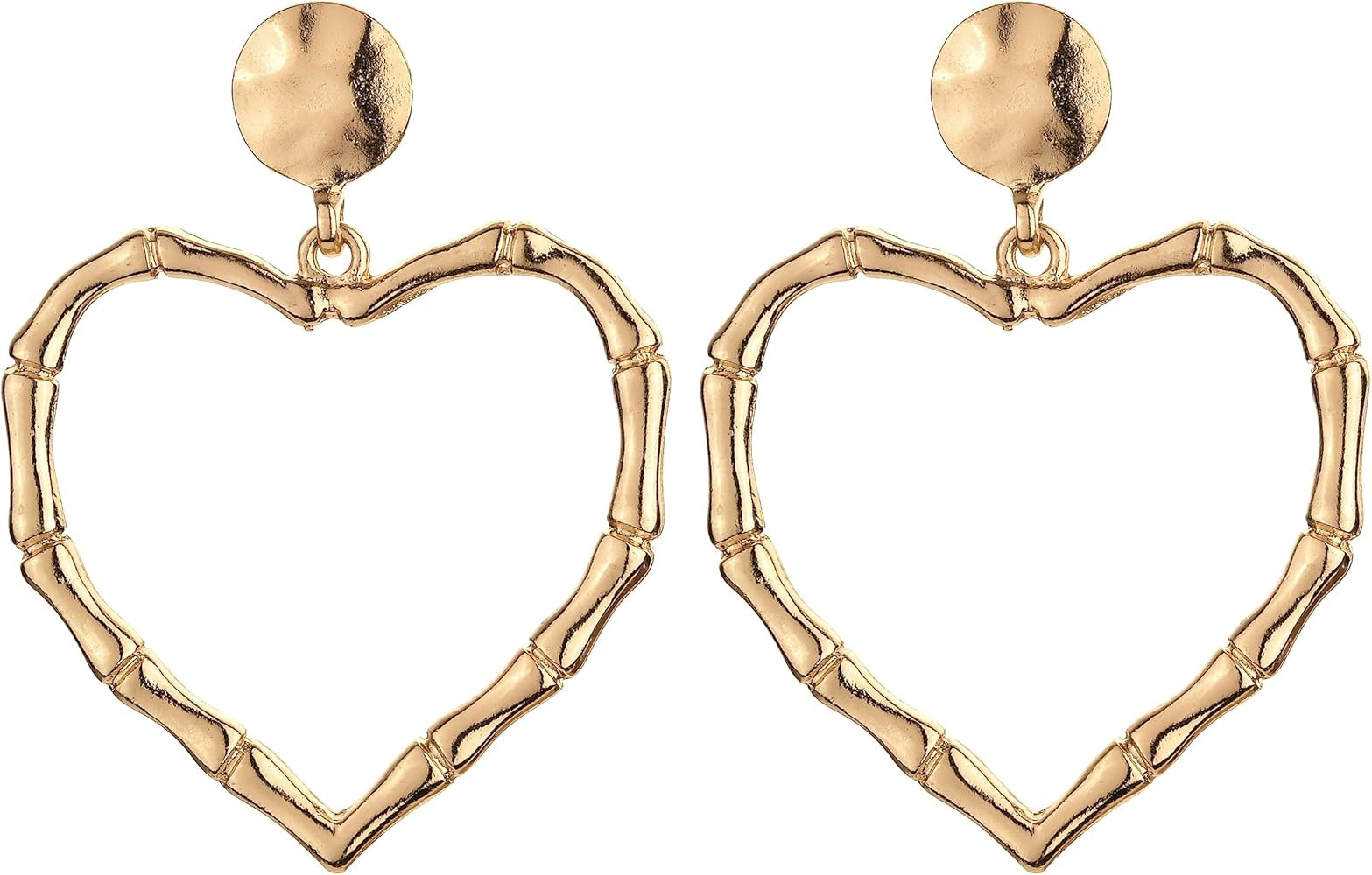 OUTVIE Boho Round Spiral Tassel Dangle Drop Earrings 14k Gold Plated Disco Earrings for Woman Gir... | Amazon (US)