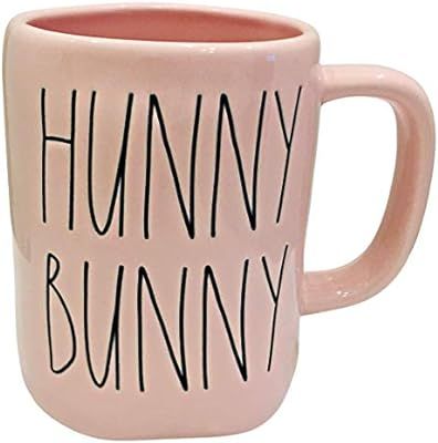 Rae Dunn HUNNY BUNNY Mug PINK | Amazon (US)