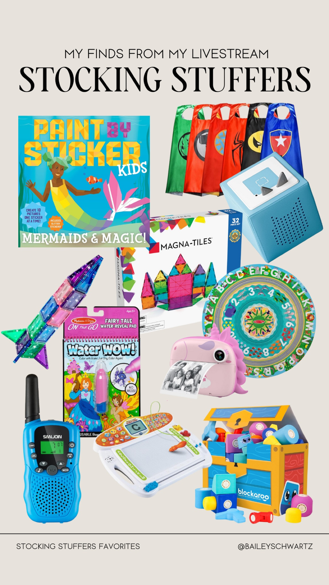 cute stocking stuffer ideas from my livestream

#LTKHoliday #LTKKids #LTKGiftGuide