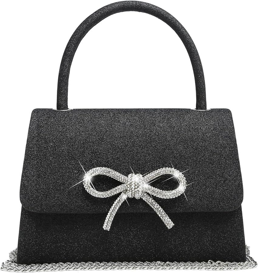 Dasein Women's Evening Bag Party Clutches Wedding Purses Cocktail Prom Handbags with Frosted Glit... | Amazon (US)