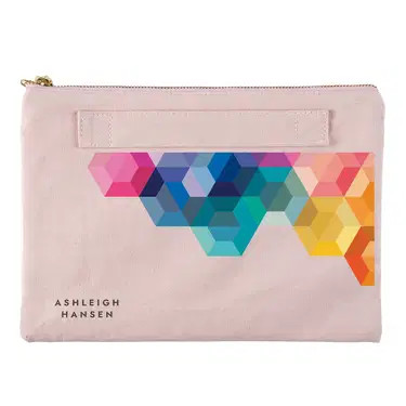 Hexagon Custom Accordion Zipper Pouch | Erin Condren | Erin Condren