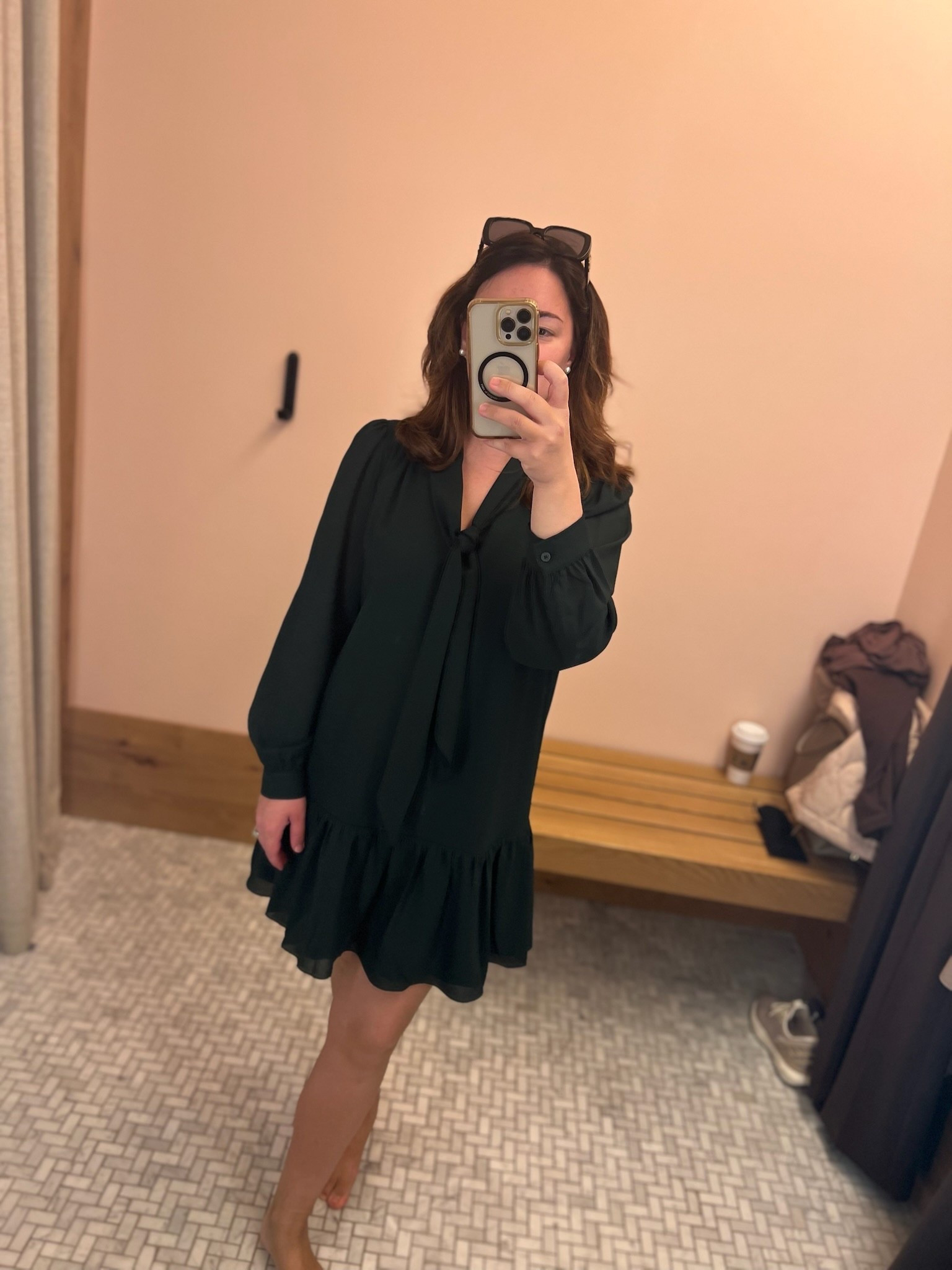 Easy date night dress 🖤 love the tie detail + flowy fit!

Spring, summer, dress, date night, wedding guest dress

#LTKSaleAlert #LTKSeasonal #LTKootd