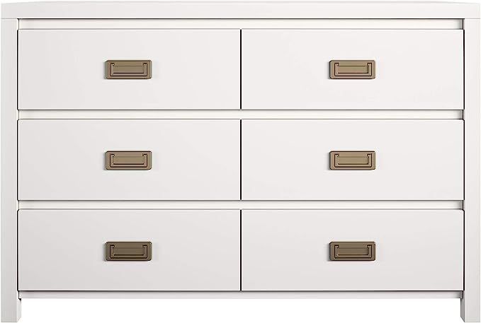 Little Seeds Monarch Hill Haven 6 Drawer White Kids Dresser, | Amazon (US)