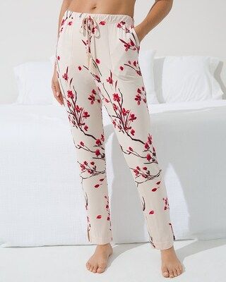 Soma Cool Nights Tassel Ankle Pajama Pants | Soma Intimates