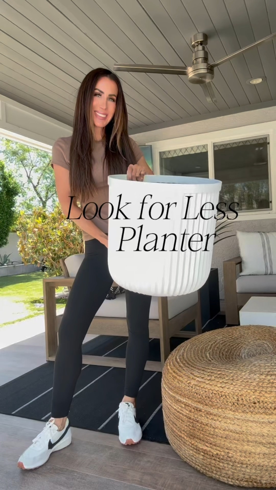 I have this planter many times over and it is the perfect look for less option to my pottery barn one! There’s a reason this planter is the viral planter! 
These faux fern plants are huge and look amazing 
New outdoor area rug. Patio furniture , outdoor furniture 
Walmart home. Wayfair outdoor sale, west elm outdoor furnituree

#LTKHome #LTKStyleTip #LTKSeasonal